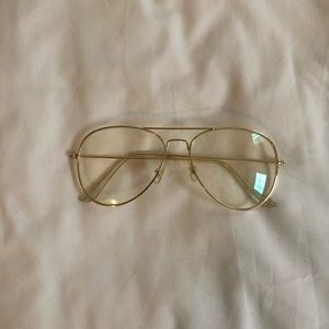 Blue light blocking aviators